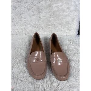 Coach Odette Shoes Womens Size 9.5 Blush Pink Patent Loafers Slip On Comfort